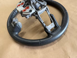 2018-2023 Ford Mustang Bare Leather Steering Wheel Black "Auto"