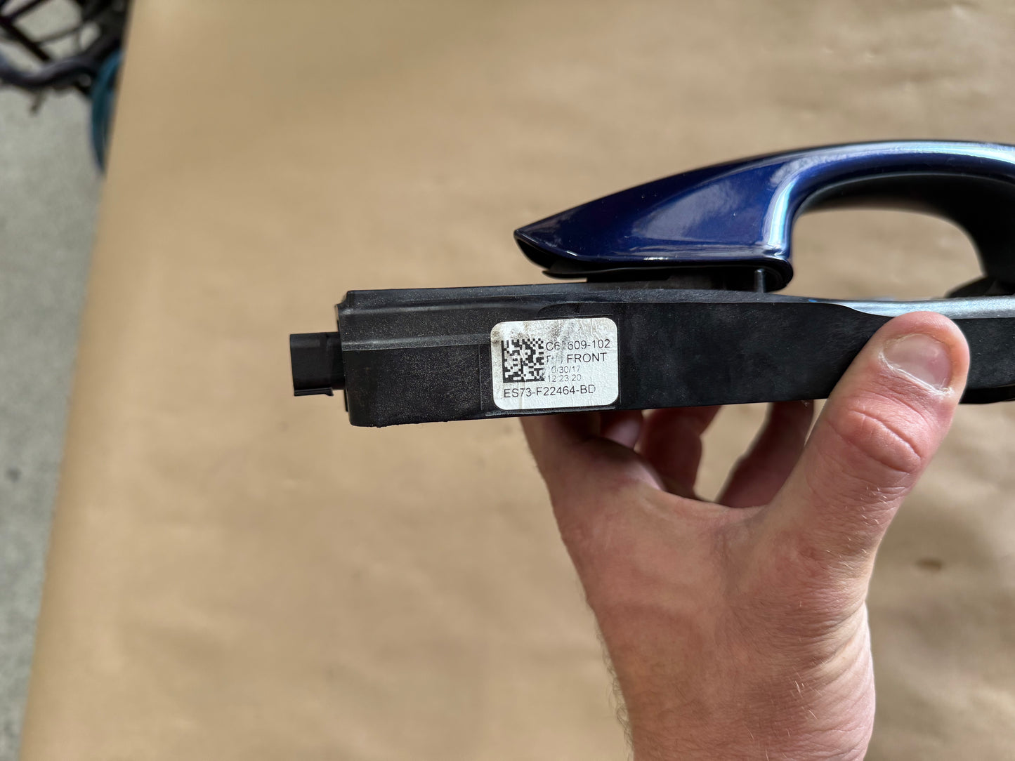 2015-2023 Ford Mustang RH Passenger Side Door Handle "Blue"
