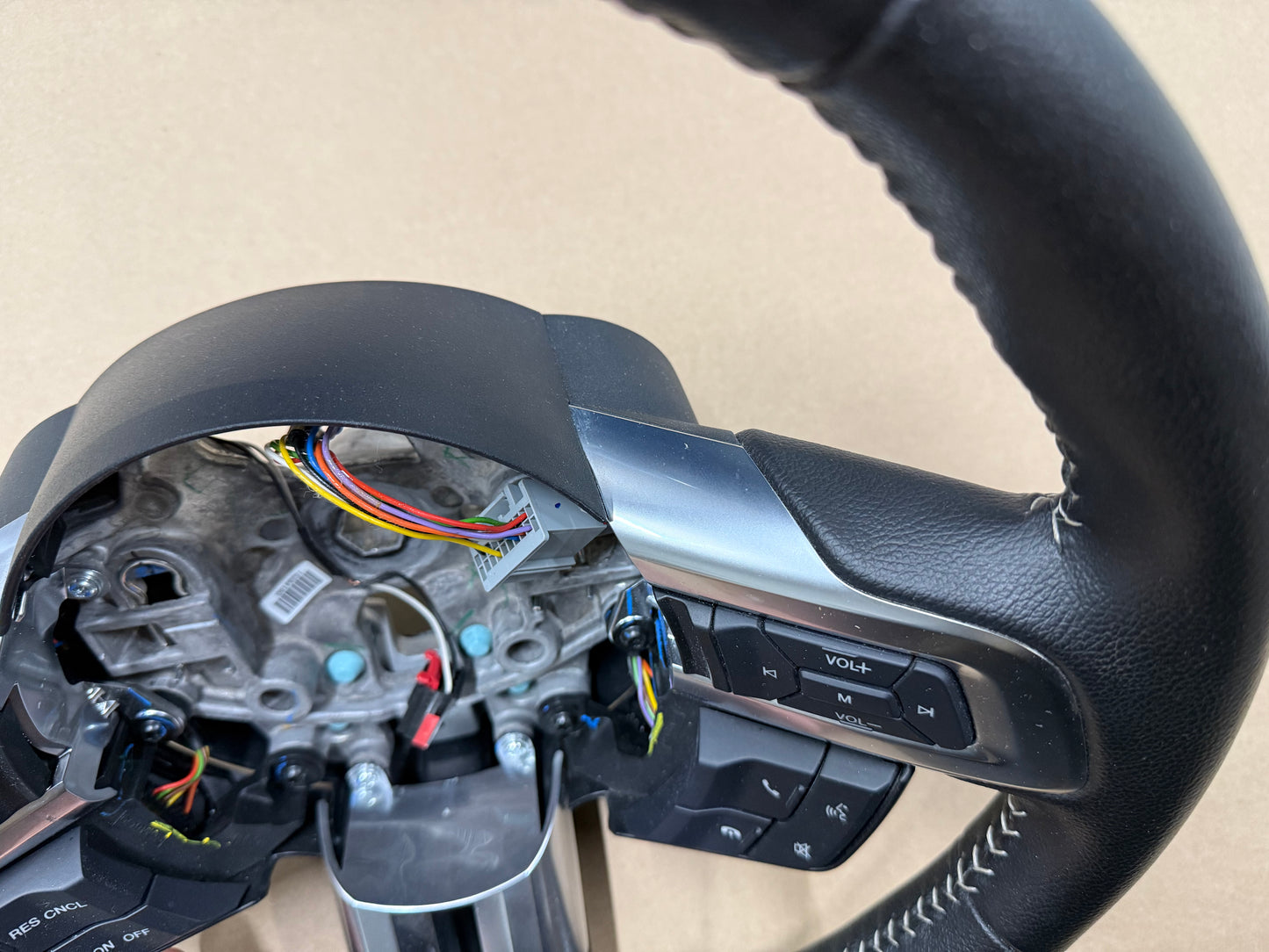 2015 Ford Mustang GT 50th Anniversary Leather Steering Wheel "Manual"