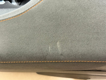 2016-2024 Chevrolet Camaro SS Center Console Suede Armrest "Orange Stitch"