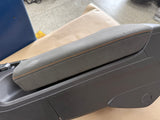 2016-2024 Chevrolet Camaro SS Center Console Suede Armrest "Orange Stitch"
