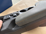 2016-2024 Chevrolet Camaro SS Center Console Suede Armrest "Orange Stitch"