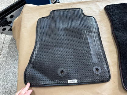 2015-2023 Ford Mustang Black Front Floor Mats Carpet California Special
