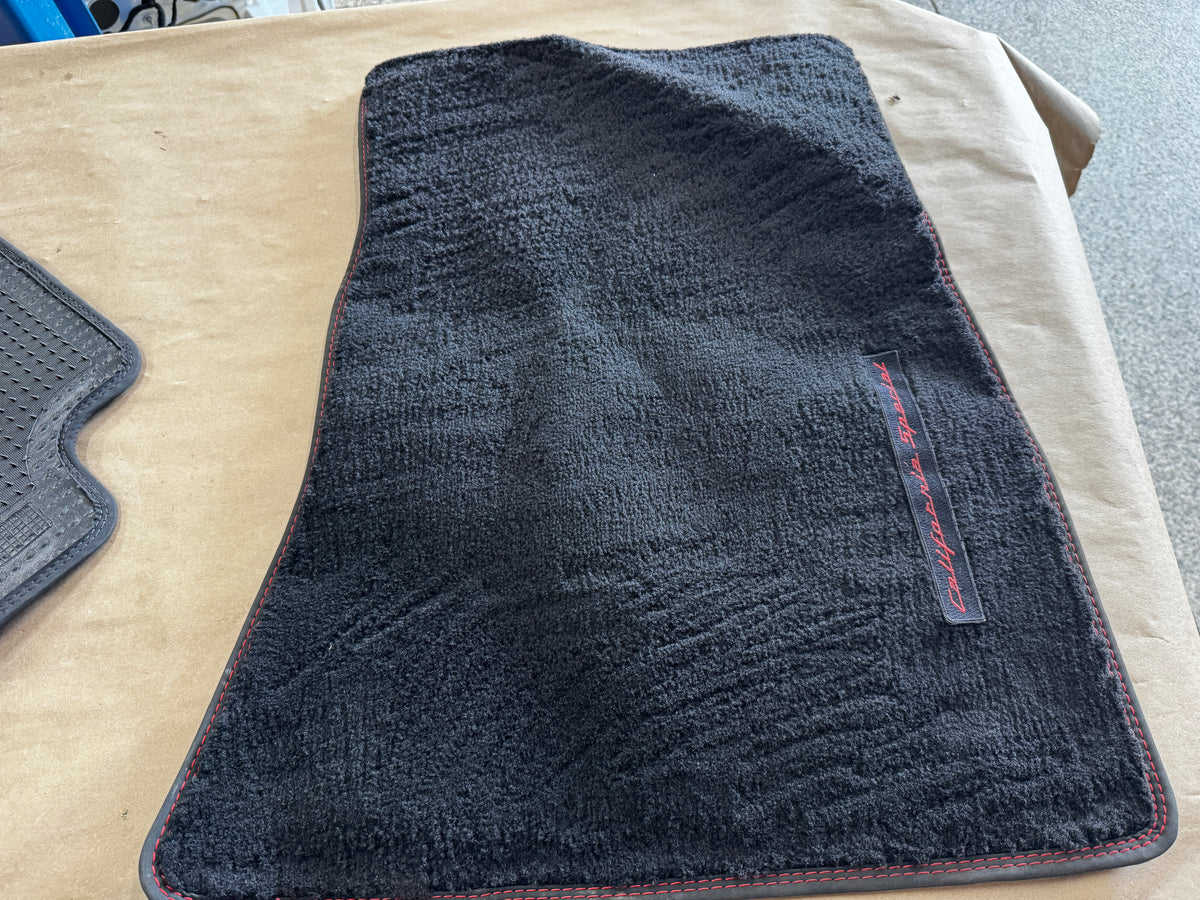 2015-2023 Ford Mustang Black Front Floor Mats Carpet California Special