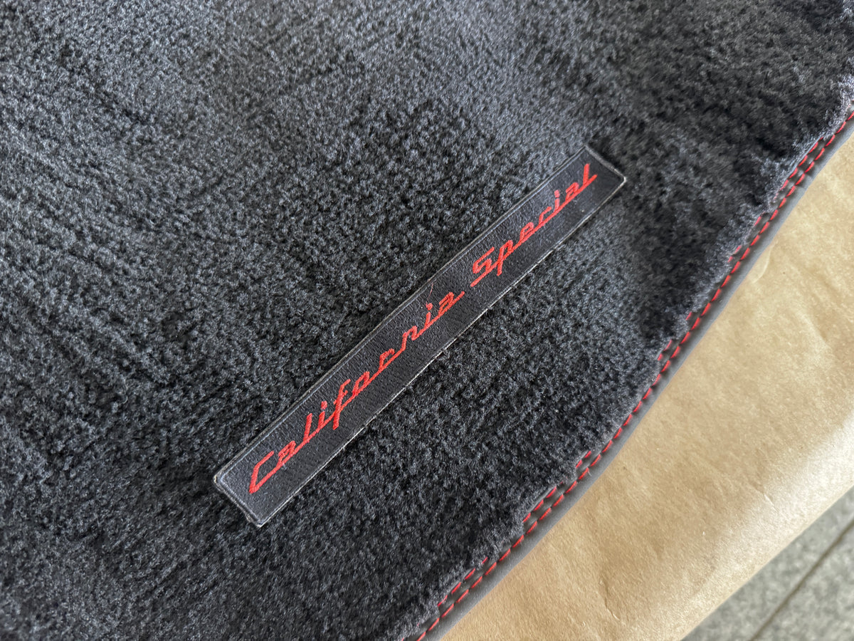 2015-2023 Ford Mustang Black Front Floor Mats Carpet California Special