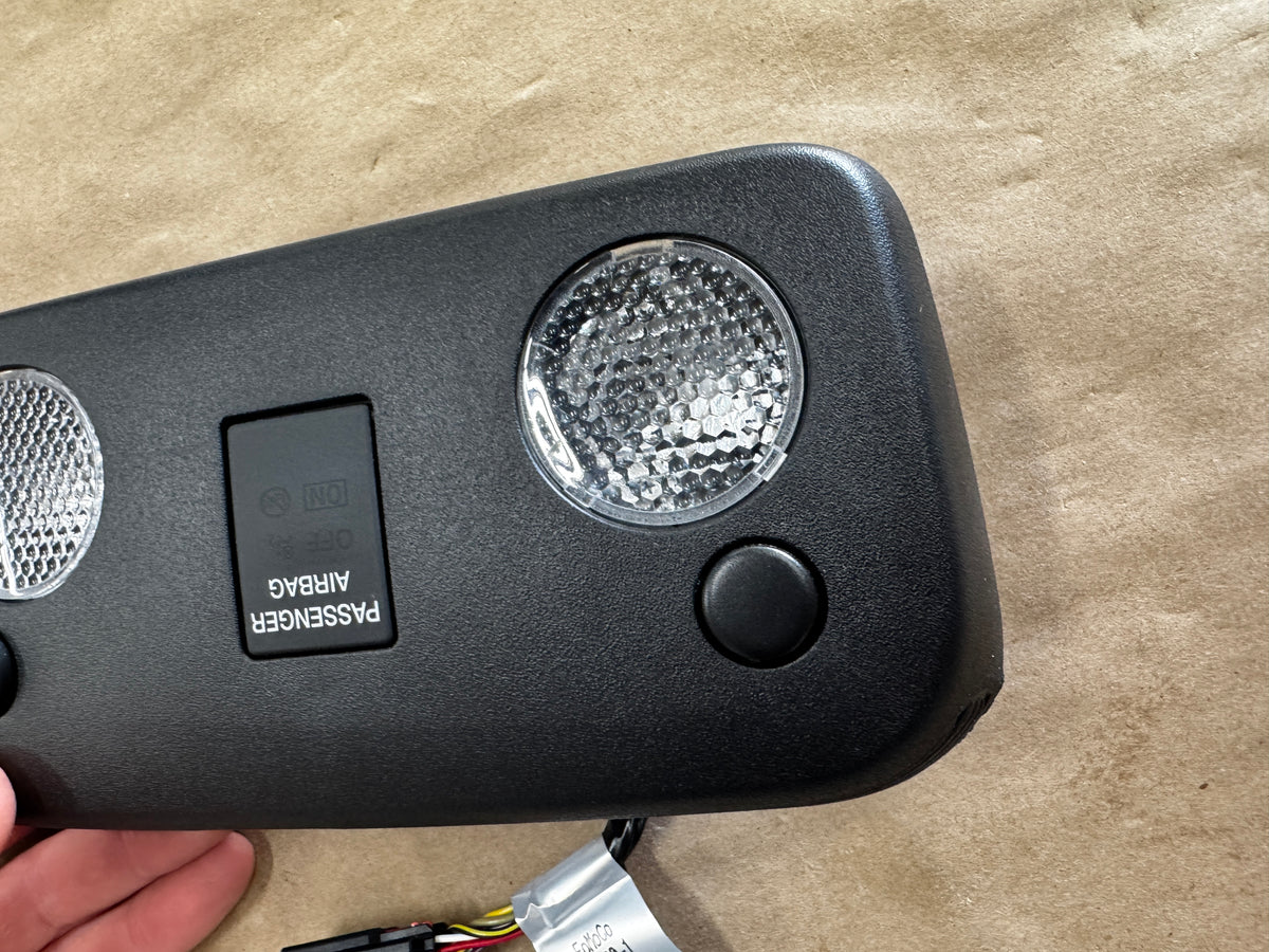 2015-2023 Ford Mustang GT GT500 Dome Light Coupe Black Interior