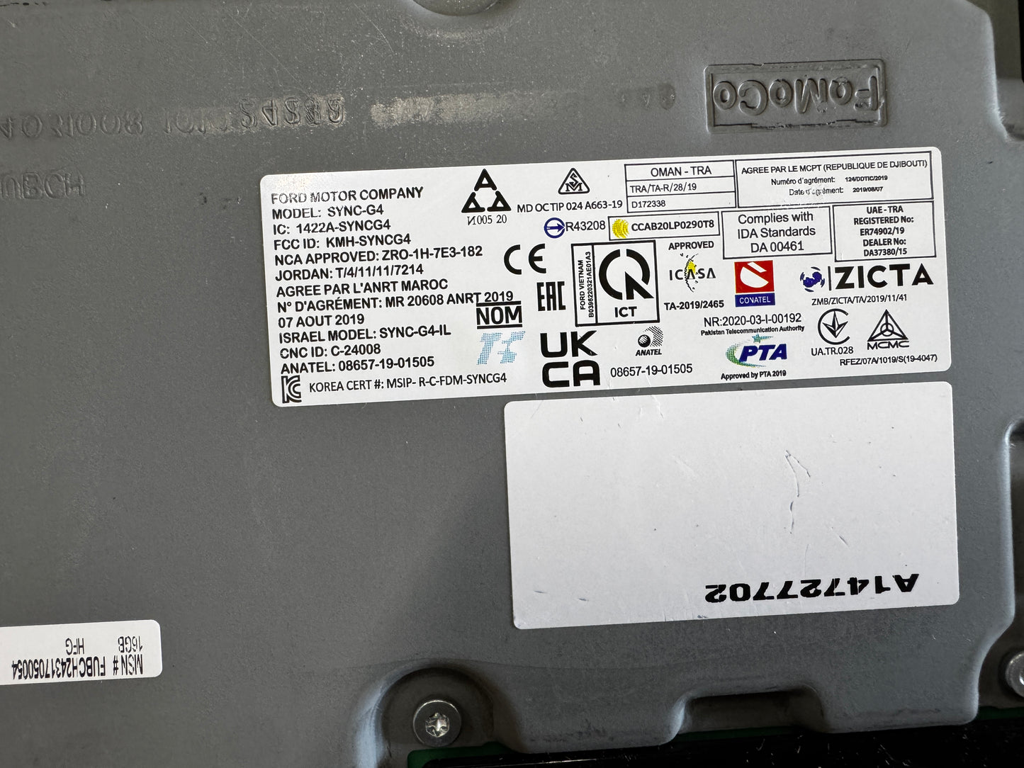 2025 Ford Mustang S650 Sync APIM Module "SU5T-14G670-HFG" - OEM