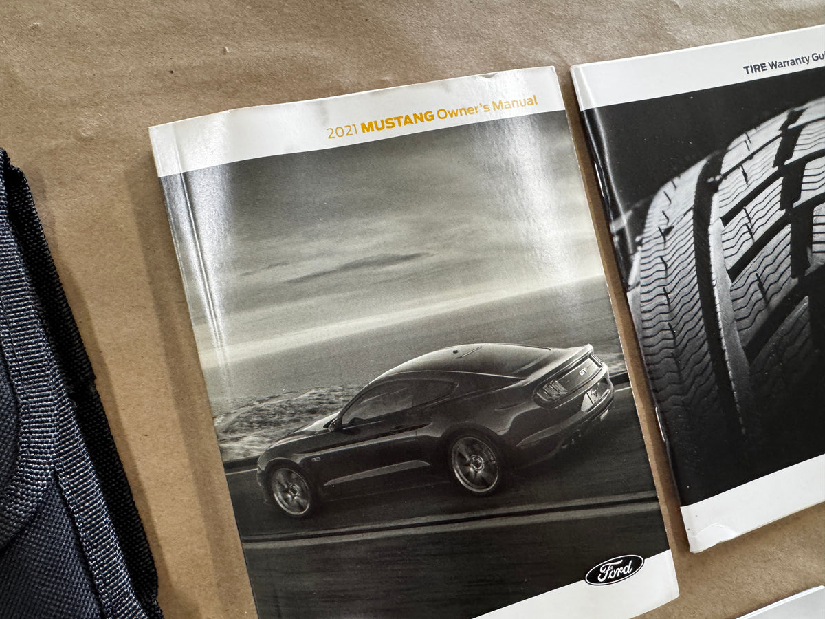 2021 Ford Mustang GT Owners Manual And Literature w/Cover - OEM