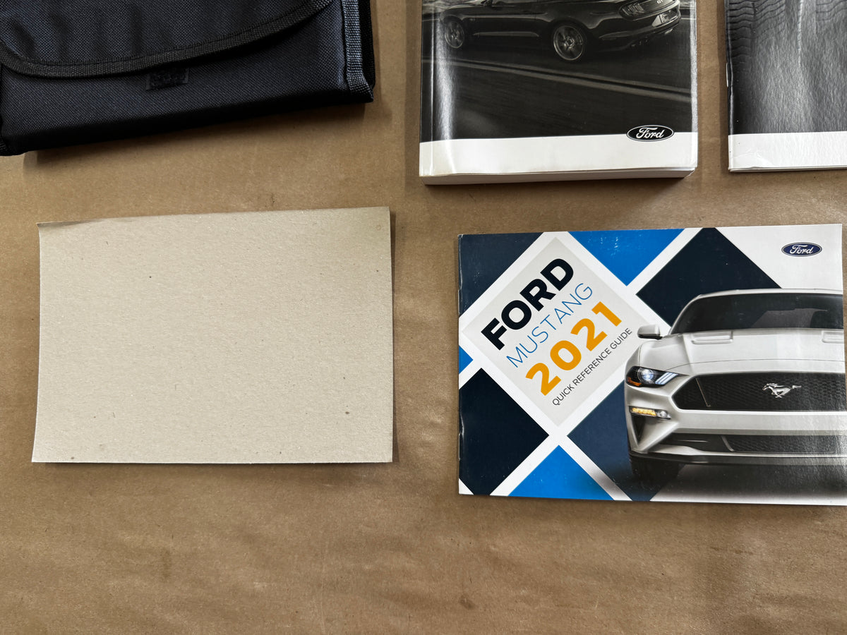 2021 Ford Mustang GT Owners Manual And Literature w/Cover - OEM