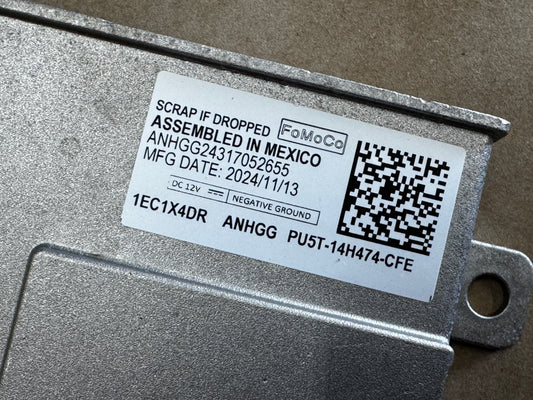 2024 Ford Mustang S650 Gateway Control Module "PU5T-14H474-CFE" - OEM