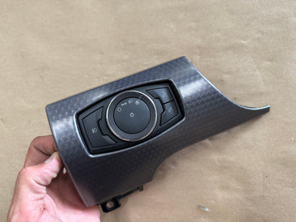 2015-2023 Ford Mustang GT Headlight Switch Knob & Dash Trim Bezel PP1