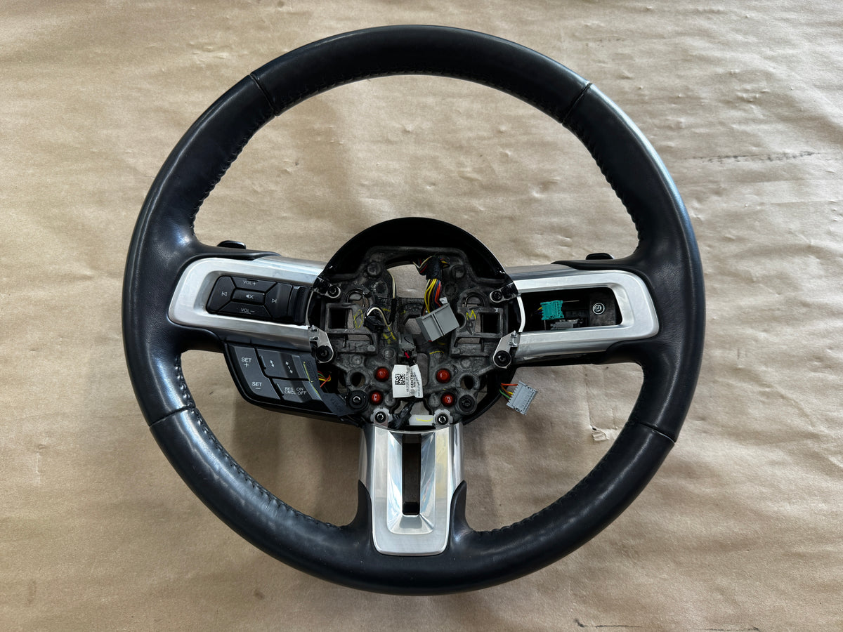 2018-2023 Mustang Leather Steering Wheel Automatic Paddle Shifters Heated - OEM