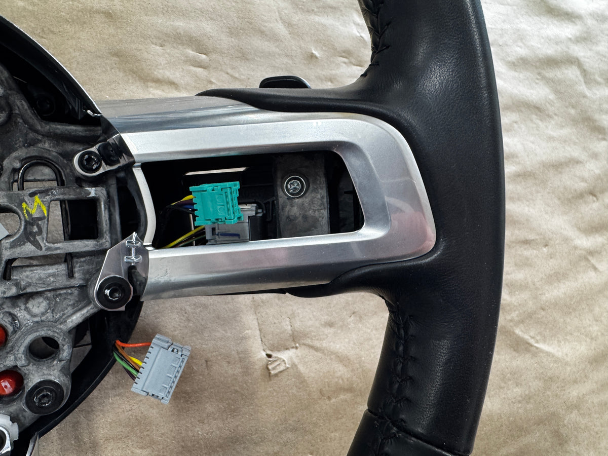 2018-2023 Mustang Leather Steering Wheel Automatic Paddle Shifters Heated - OEM