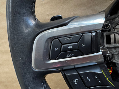 2018-2023 Mustang Leather Steering Wheel Automatic Paddle Shifters Heated - OEM