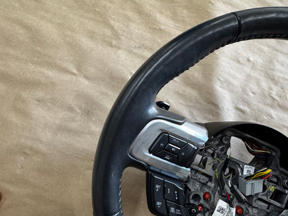 2018-2023 Mustang Leather Steering Wheel Automatic Paddle Shifters Heated - OEM