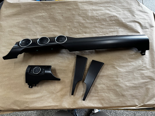 2015-2023 Ford Mustang GT CS Aluminum Interior Dash Trim Kit 4-Piece - OEM
