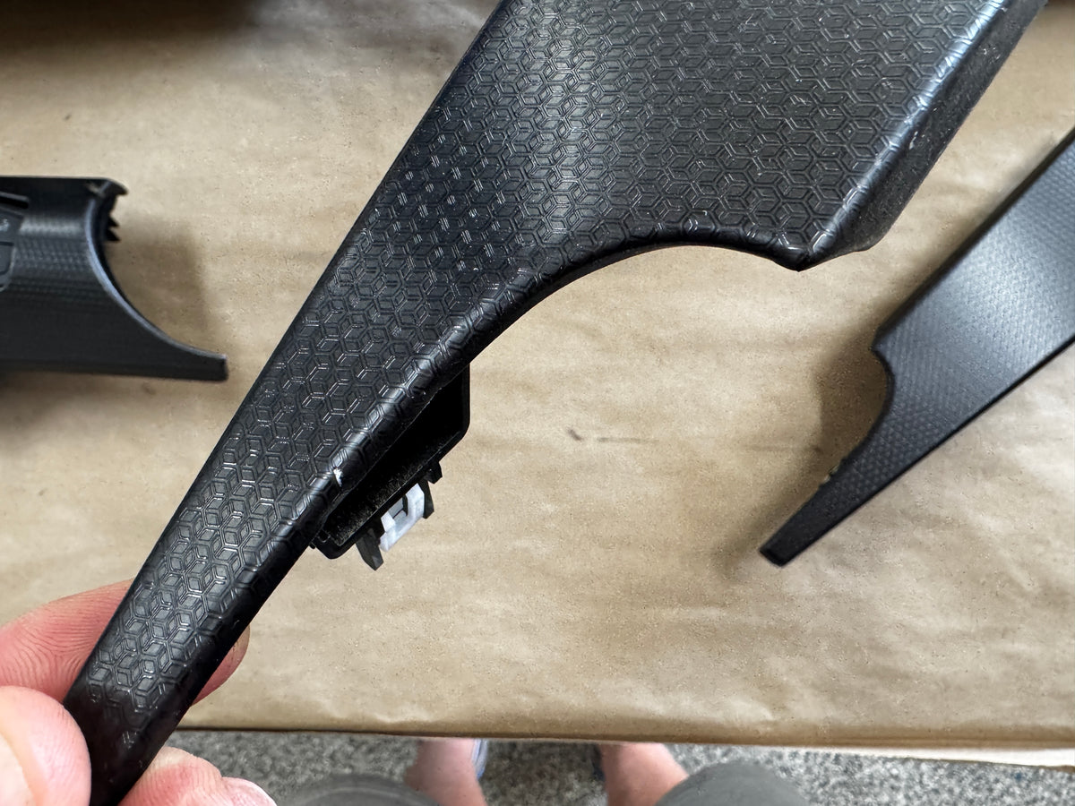 2015-2023 Ford Mustang GT CS Aluminum Interior Dash Trim Kit 4-Piece - OEM