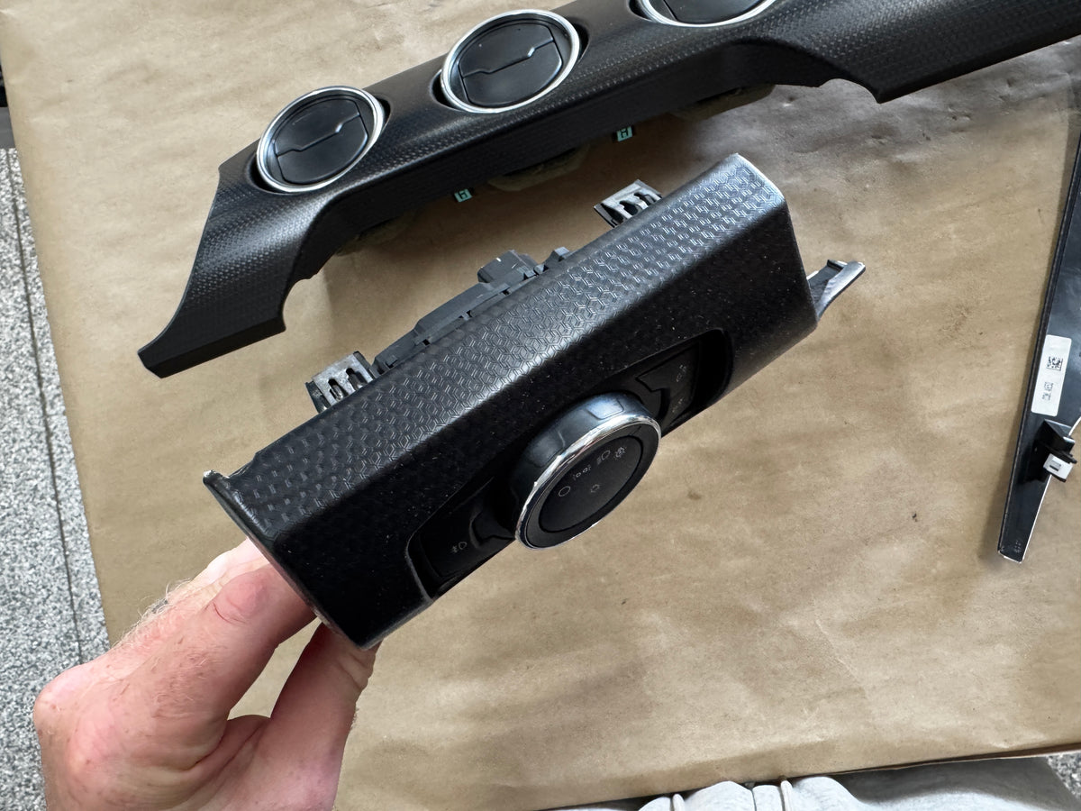 2015-2023 Ford Mustang GT CS Aluminum Interior Dash Trim Kit 4-Piece - OEM