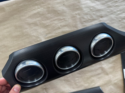 2015-2023 Ford Mustang GT CS Aluminum Interior Dash Trim Kit 4-Piece - OEM