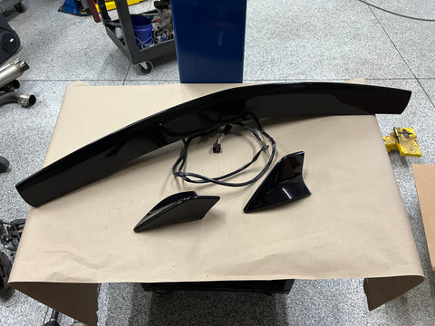 2010-2013 Chevrolet Camaro SS Rear Decklid Spoiler 3 Piece "Black"