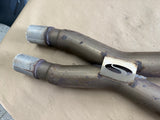 2015-2023 Ford Mustang GT Steeda Resonator Delete X-Pipe - Aftermarket