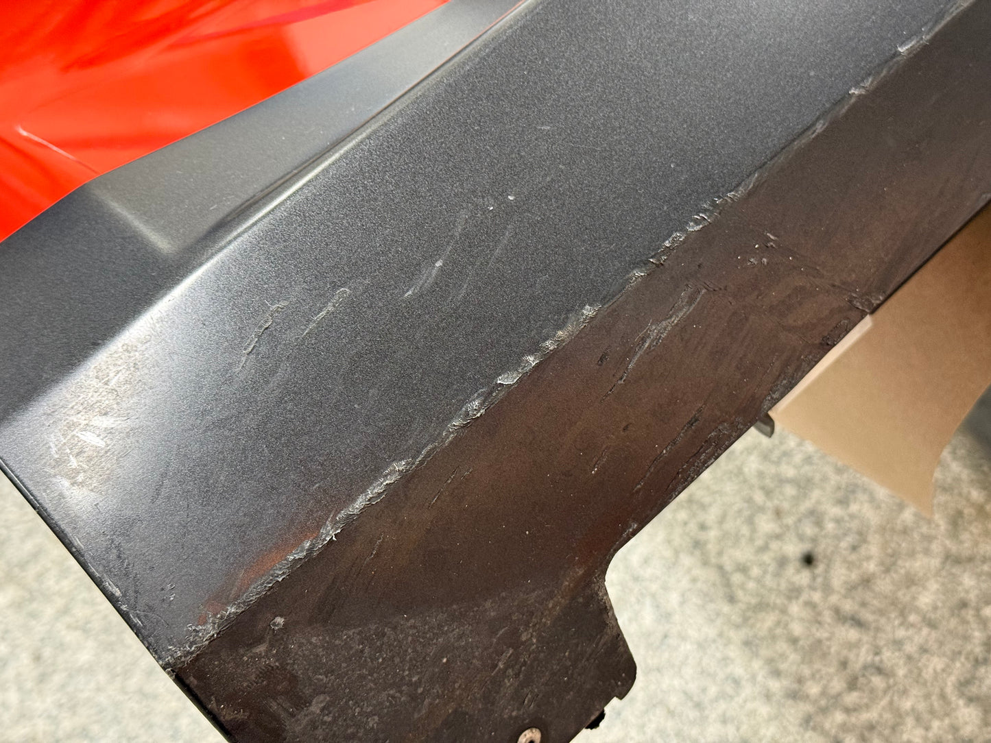 2016-2018 Chevrolet Camaro RH Side Skirt Molding Passenger Side "Orange"