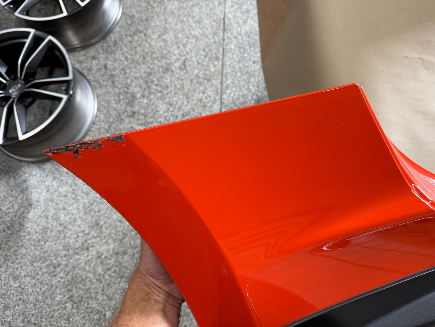 2016-2018 Chevrolet Camaro RH Side Skirt Molding Passenger Side "Orange"