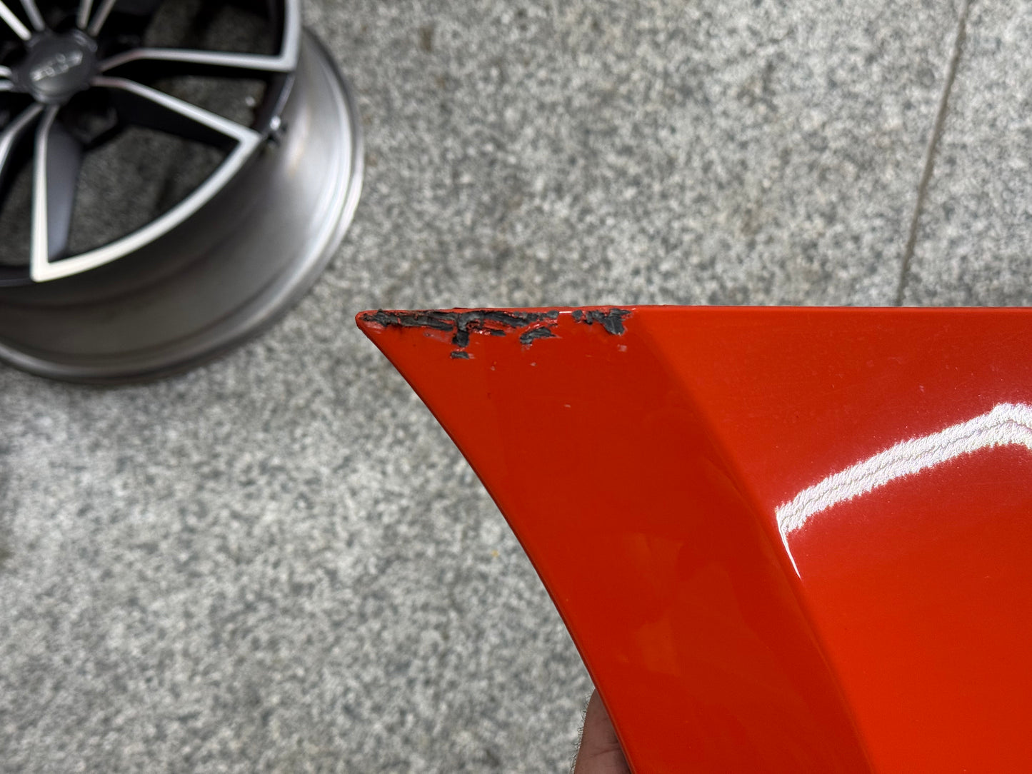 2016-2018 Chevrolet Camaro RH Side Skirt Molding Passenger Side "Orange"
