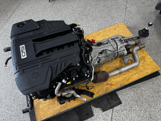 2021 Mustang 5.0 Coyote Gen 3 Engine Drivetrain MT-82 6 Speed Manual 27k mi