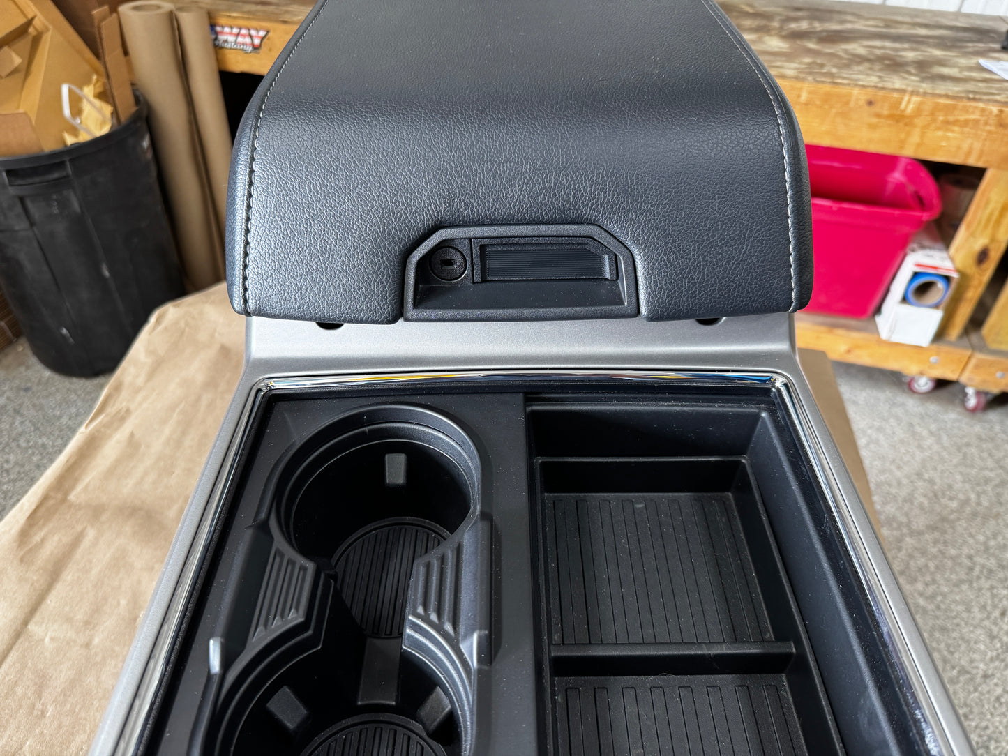 2017-2022 Ford F-350 F-250 Super Duty Center Console Black