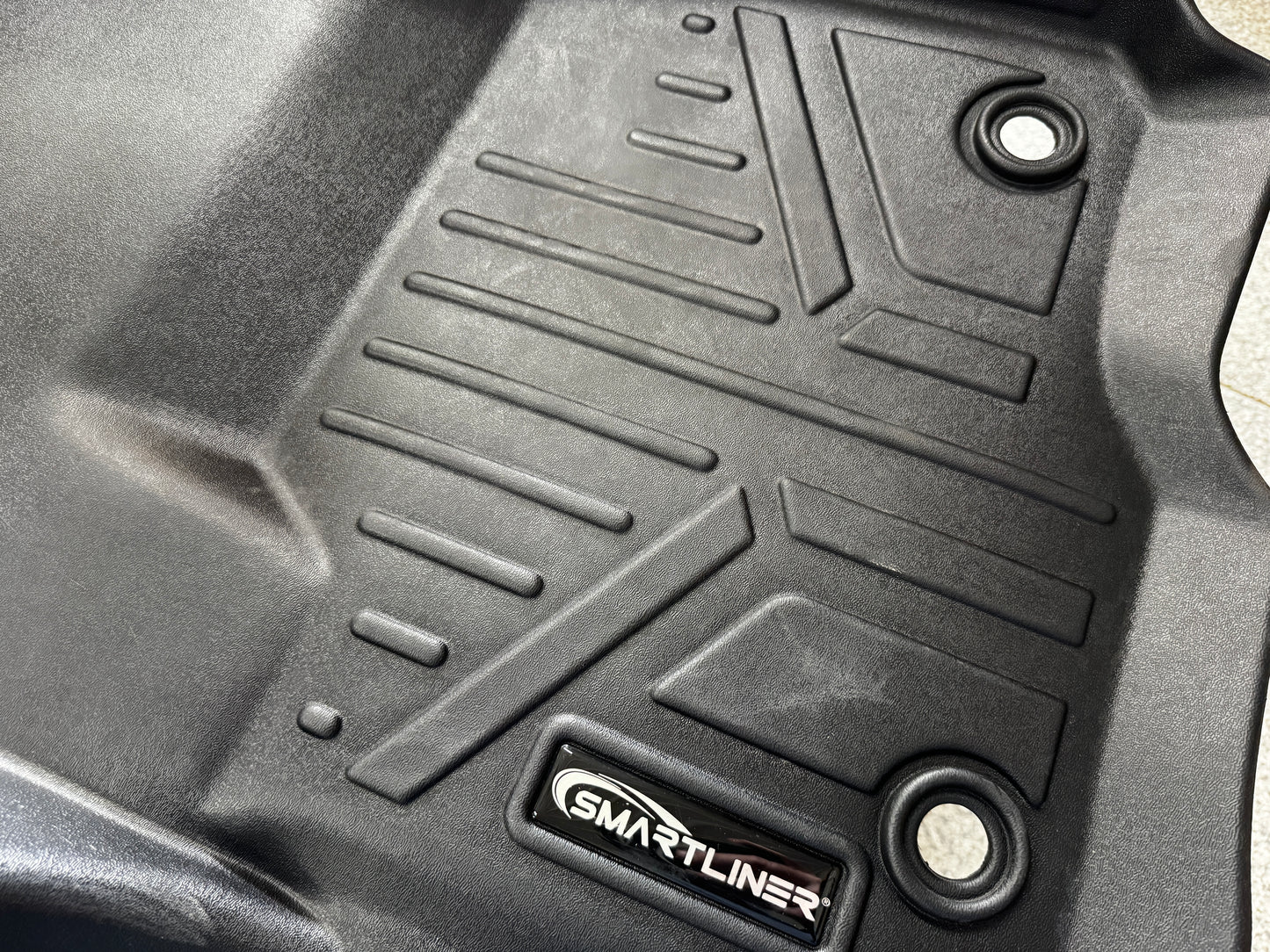 2017-2026 Ford F-250 F-350 Black  Smartliner Front Rear Floor Mats