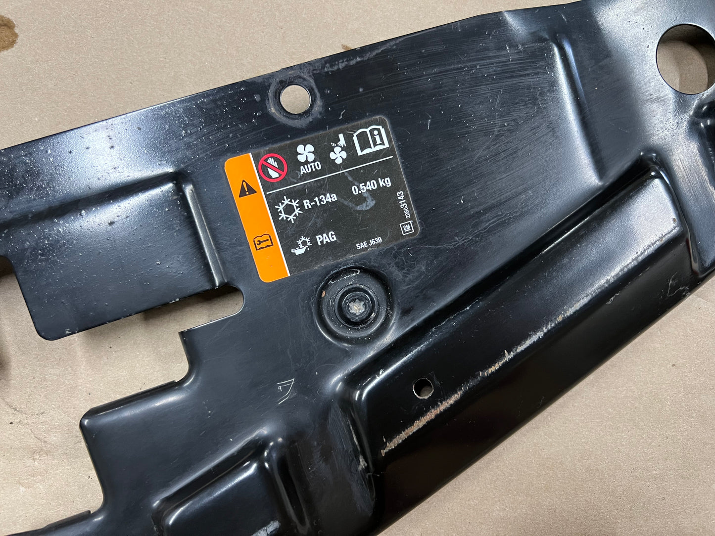 2010-2015 Chevrolet Camaro SS Radiator Support Cover GM