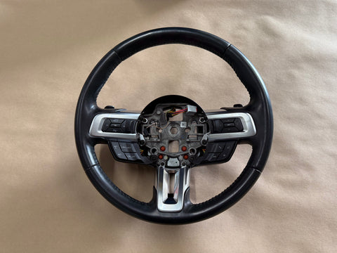 2018-2023 Mustang Leather Steering Wheel Automatic Paddle Shifters