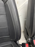 2015-2017 Ford Mustang GT Leather Front Rear Seats Black Heated Cooled
