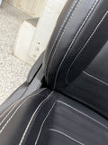2015-2017 Ford Mustang GT Leather Front Rear Seats Black Heated Cooled