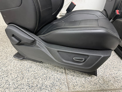 2015-2017 Ford Mustang GT Leather Front Rear Seats Black Heated Cooled