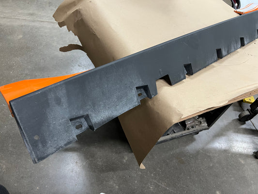 2015-2023 Ford Mustang GT V6 LH Side Skirt Molding Driver Side "Orange"