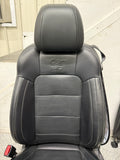 2015-2017 Ford Mustang GT Leather Front Rear Seats Black Heated Cooled