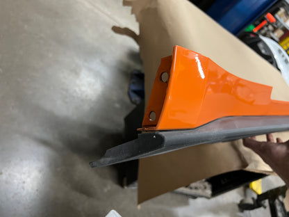 2015-2023 Ford Mustang GT V6 LH Side Skirt Molding Driver Side "Orange"