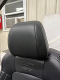 2015-2017 Ford Mustang GT Leather Front Rear Seats Black Heated Cooled
