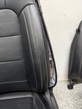 2015-2017 Ford Mustang GT Leather Front Rear Seats Black Heated Cooled