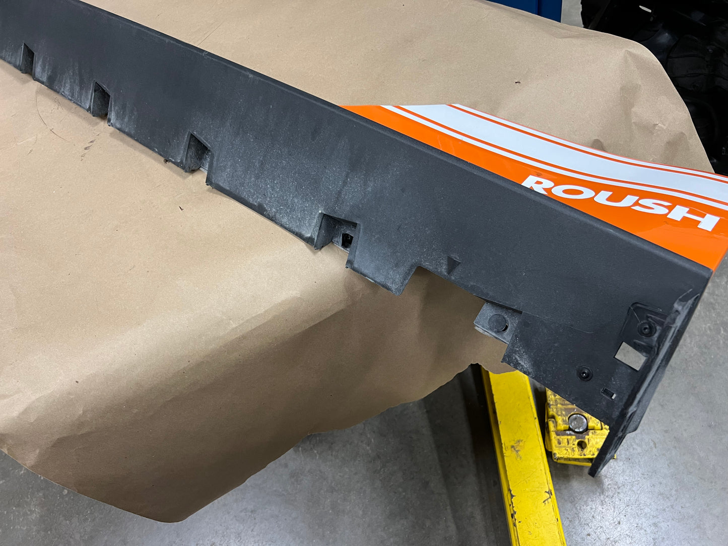 2015-2023 Ford Mustang GT V6 LH Side Skirt Molding Driver Side "Orange"