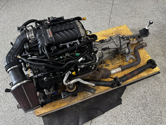 2019 Mustang 5.0 Coyote Gen 3 Engine Drivetrain MT-82 Roush SC Supercharged