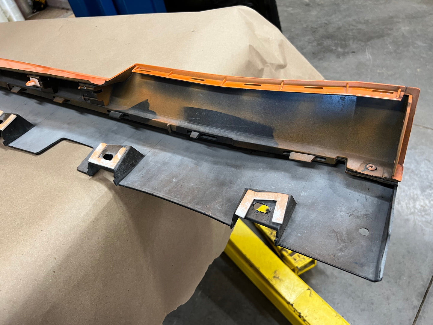 2015-2023 Ford Mustang GT V6 LH Side Skirt Molding Driver Side "Orange"