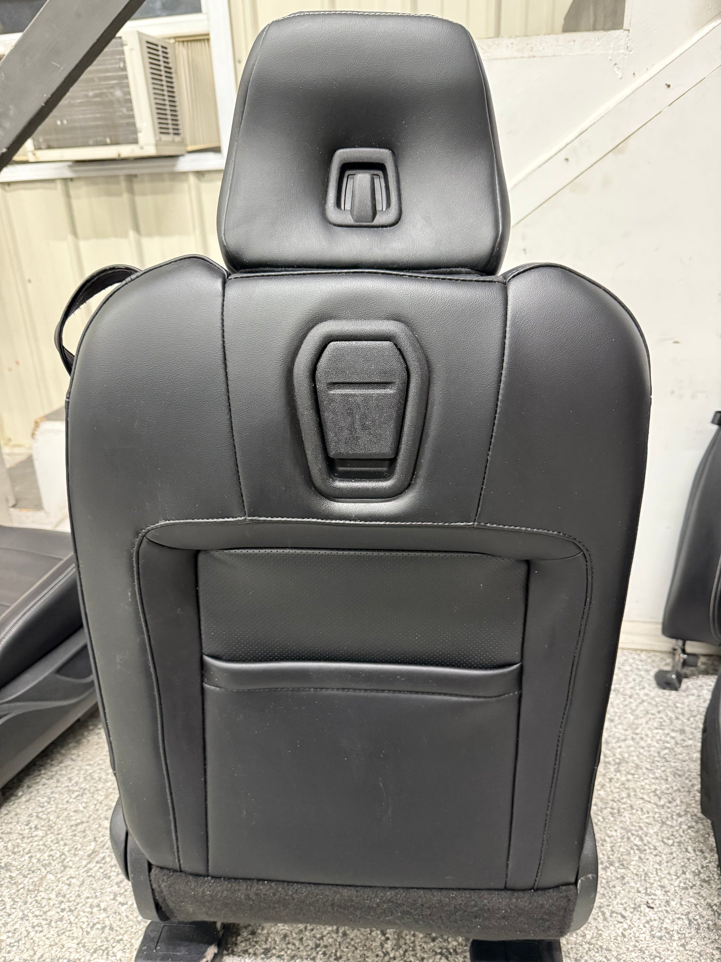 2015-2017 Ford Mustang GT Leather Front Rear Seats Black Heated Cooled