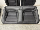 2015-2017 Ford Mustang GT Leather Front Rear Seats Black Heated Cooled