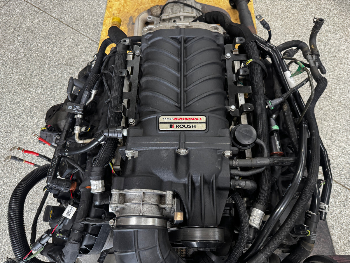 2019 Mustang 5.0 Coyote Gen 3 Engine Drivetrain MT-82 Roush SC Supercharged