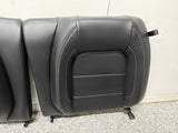 2015-2017 Ford Mustang GT Leather Front Rear Seats Black Heated Cooled
