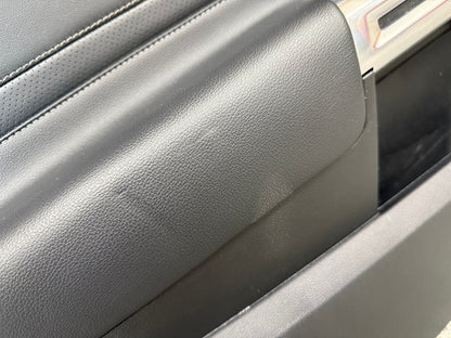 2018-2023 Ford Mustang GT LH Driver Leather Insert Door Panel Grey Stitching