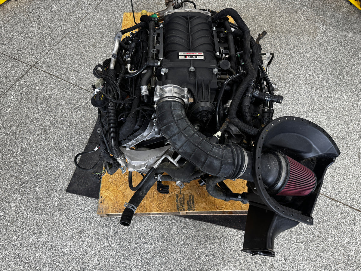 2020 Mustang 5.0 Coyote Gen 3 Engine Drivetrain MT-82 Roush SC Supercharged 11k